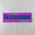 Transworld Skateboard Magazine (TWS)